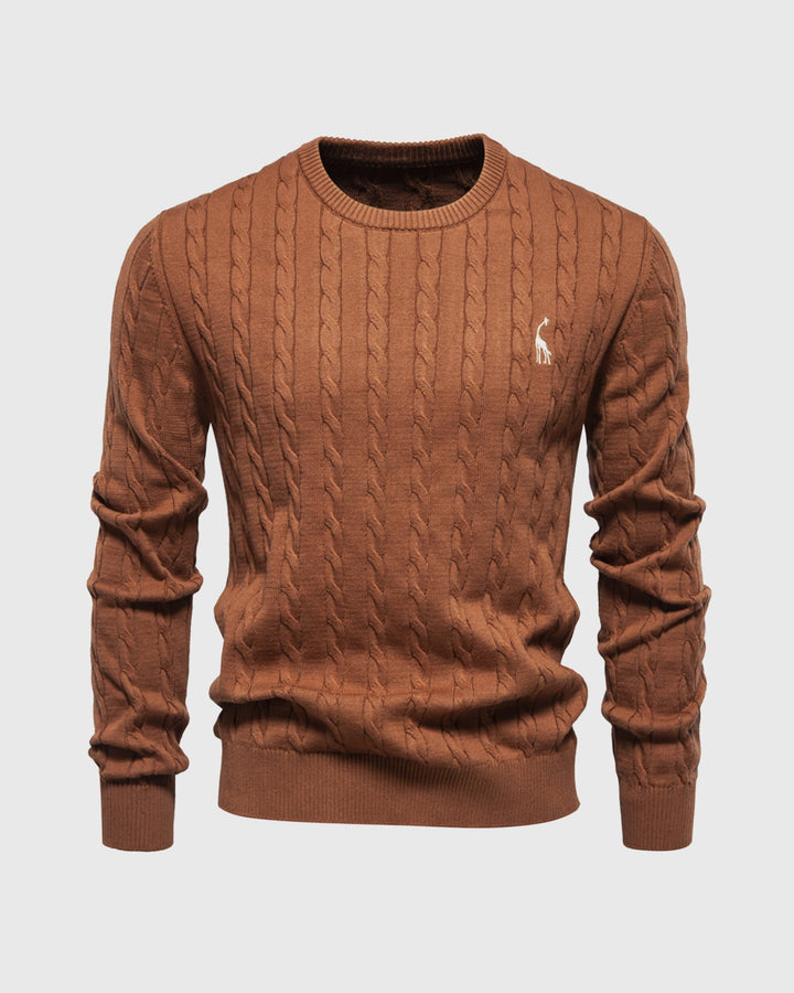 Zacht en comfortabel heren sweatshirt. Detaillering van de stof toont de kwaliteit voor stijlvolle casual kleding.