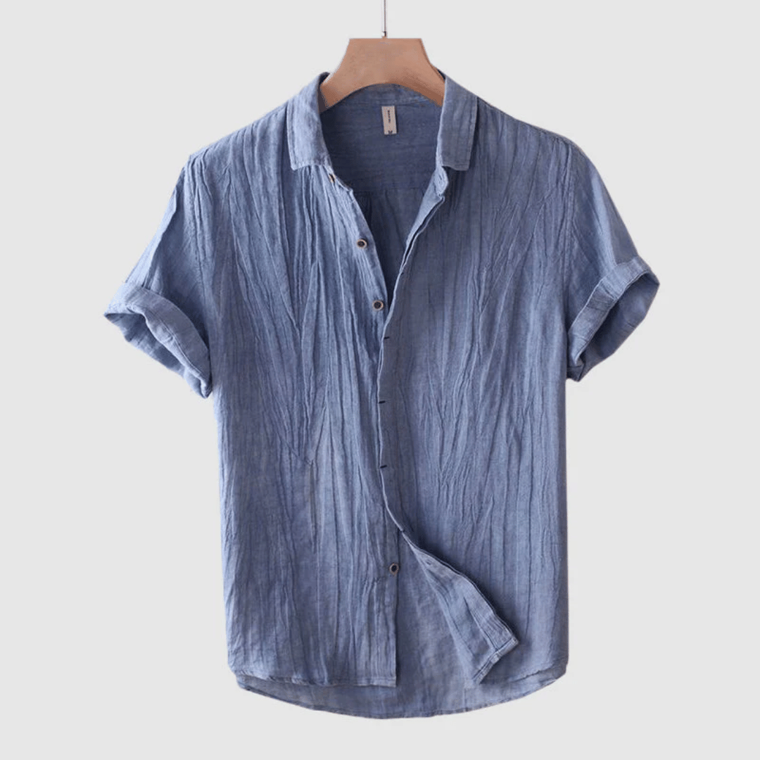 Klassiek herenoverhemd, stijlvol en comfortabel, perfect voor business casual of elke gelegenheid.