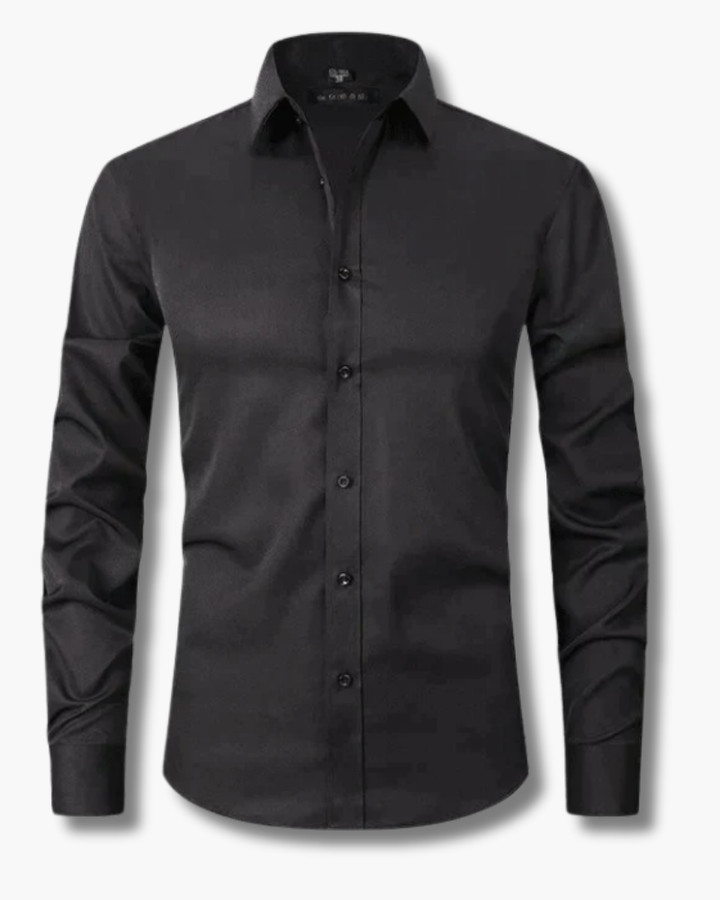 Stijlvol slim fit heren overhemd in lichtblauw, perfect voor werk of casual herenkleding.