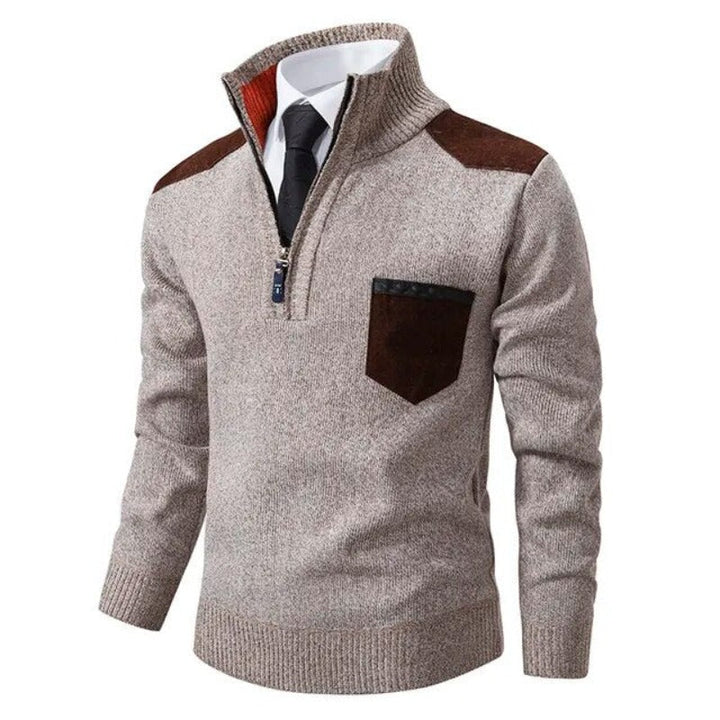 Klassieke casual heren trui, comfortabel en stijlvol, ideaal voor wintermode.