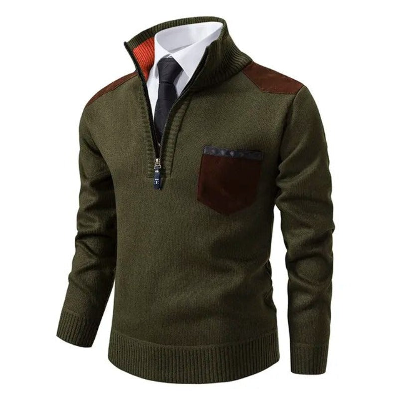 Zachte, comfortabele heren pullover, een veelzijdige klassieker voor casual en stijlvolle winterlooks.