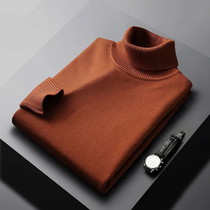 Klassieke heren coltrui, stijlvol en warm voor herfst en winter. Tijdloze elegante trui, perfect voor casual chic.