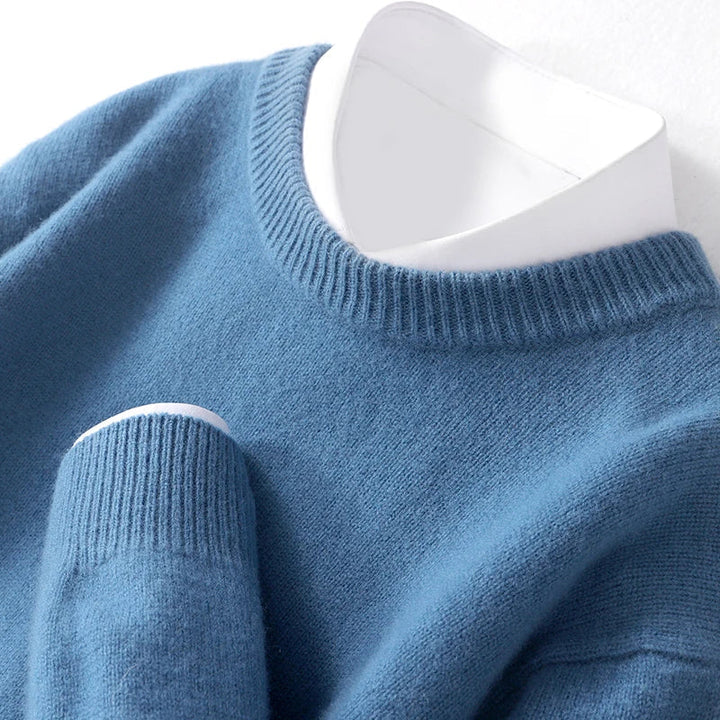 Tijdloze crewneck trui, een must-have voor de stijlbewuste man.