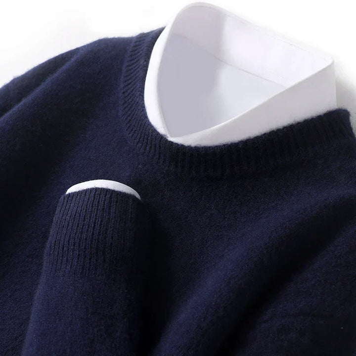 Comfortabele heren crewneck, onmisbaar voor koude dagen en frisse avonden.