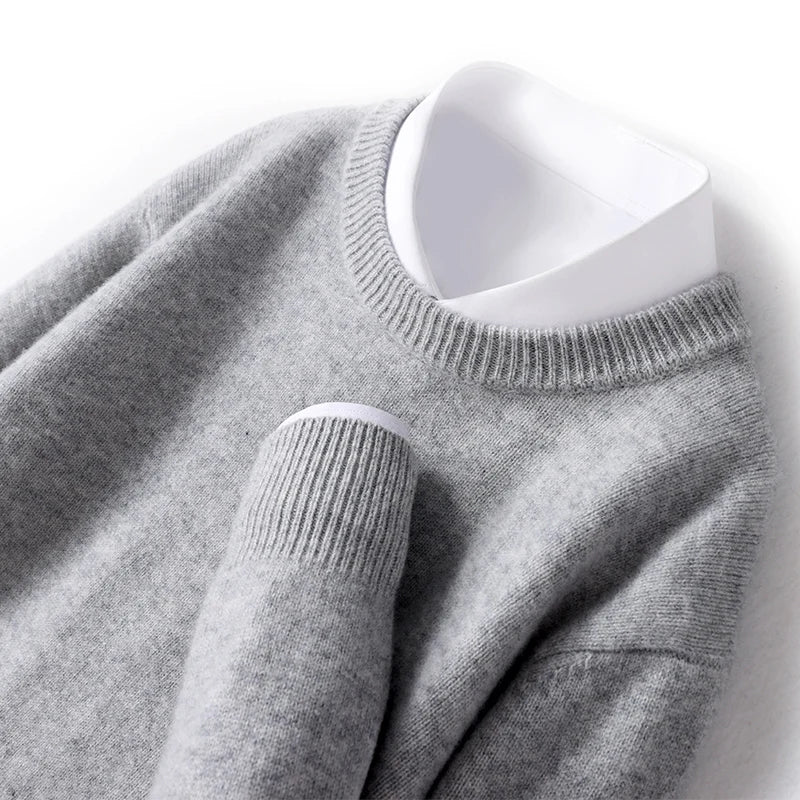 Stijlvolle heren crewneck, tijdloos design voor een verfijnde uitstraling.