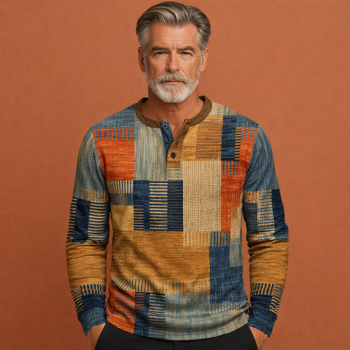 Klassieke heren trui, warm en comfortabel voor de winter. Ideaal voor casual winterkleding.