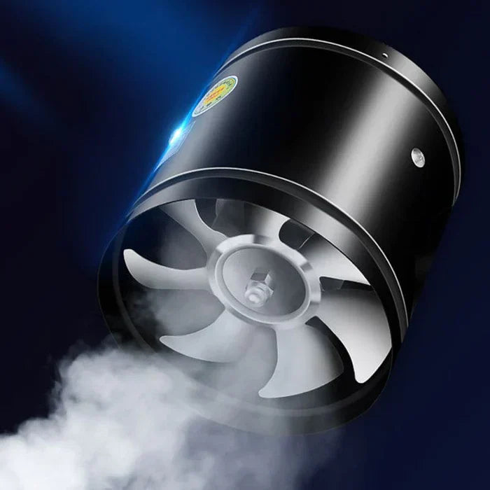 Krachtige afzuigventilator voor optimale luchtkwaliteit, ideaal voor badkamer, keuken of kantoor.