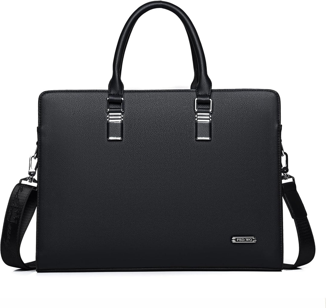 Moderne unisex aktetas van leer, perfect voor de georganiseerde professional die functionaliteit zoekt.