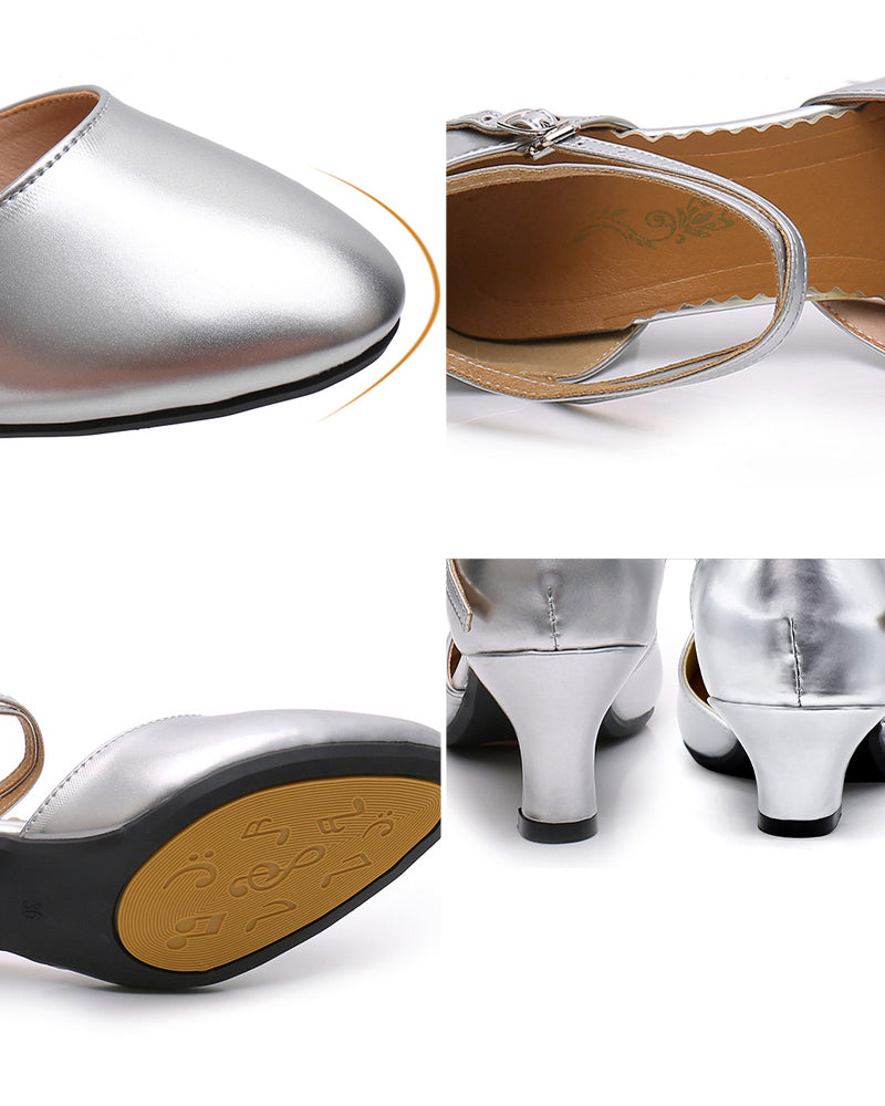 "Leren dameshakken met gekruiste enkelband, spitse neus en subtiele hak, elegant en comfortabel, perfect voor elke gelegenhei