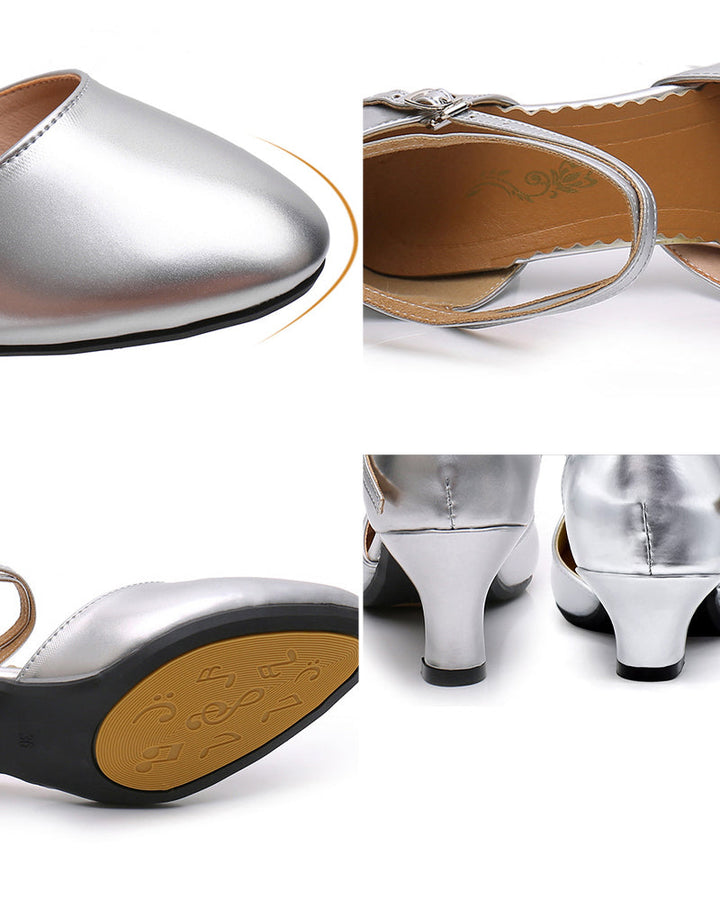 "Leren dameshakken met gekruiste enkelband, spitse neus en subtiele hak, elegant en comfortabel, perfect voor elke gelegenhei