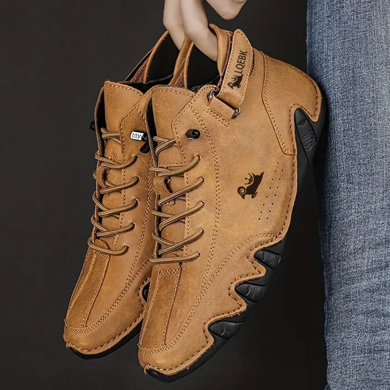 Herenschoenen, wandelschoenen, orthopedisch, comfortabel, duurzaam, wit