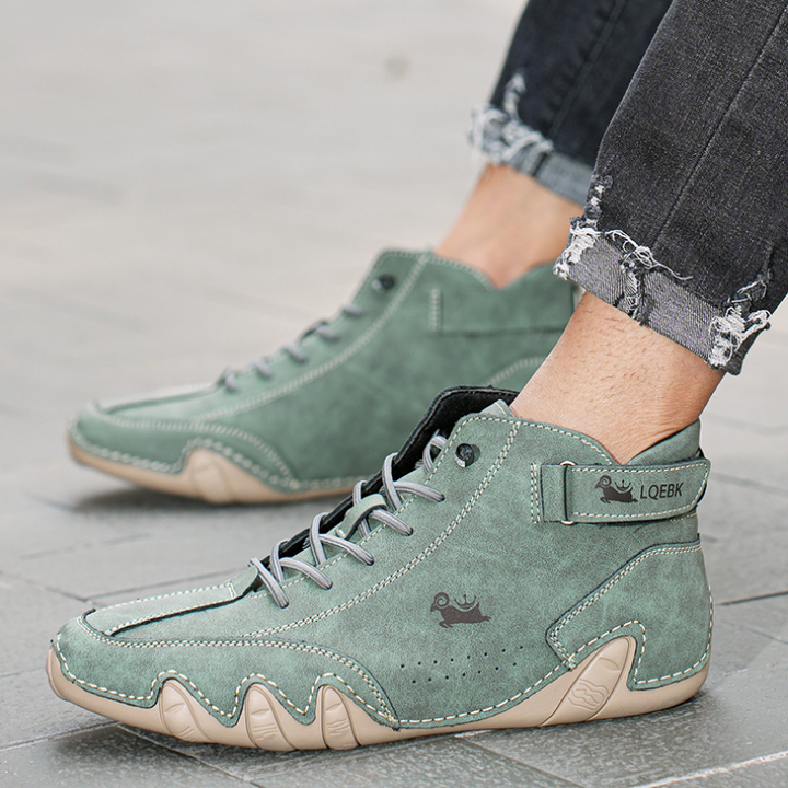 Herenschoenen, wandelschoenen, orthopedisch, comfortabel, duurzaam, wit