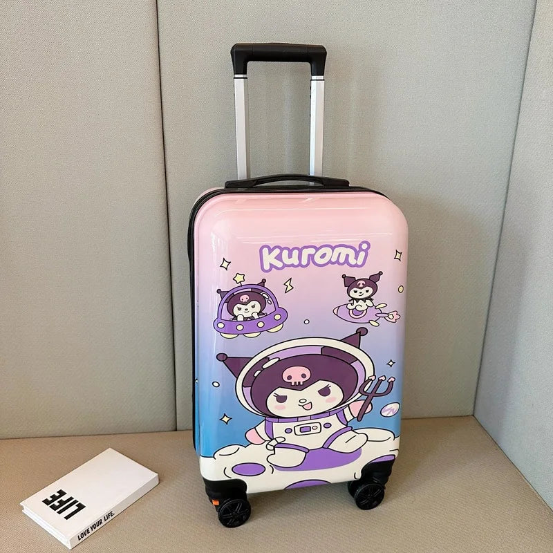 Hello Kitty reiskoffer, hardshell voor kinderen, perfecte handbagage met handige organizer.