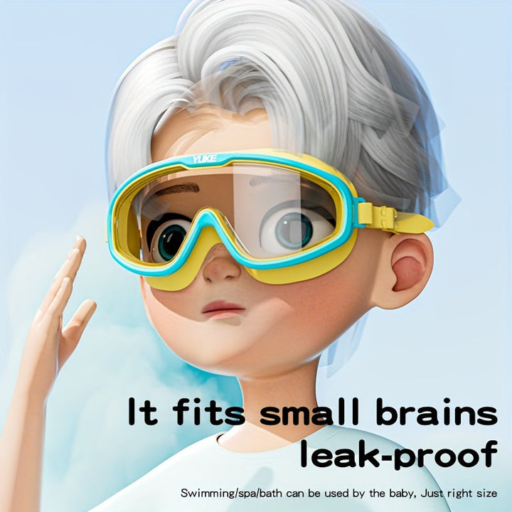 "Levendige, verstelbare waterdichte kindvriendelijke zwembril met anti-fog, lekvrije pasvorm en kleurrijk ontwerp in silicone
