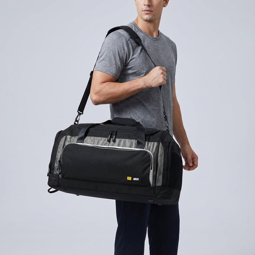 Duurzame duffeltas, perfect voor korte trips. Lichtgewicht met slimme opbergruimte voor al je essentials.