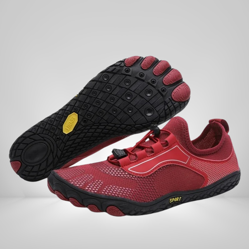Lichtgewicht, ademende AquaFlex waterschoenen met sneldrogend stretchmateriaal en antislip zool voor heren en dames