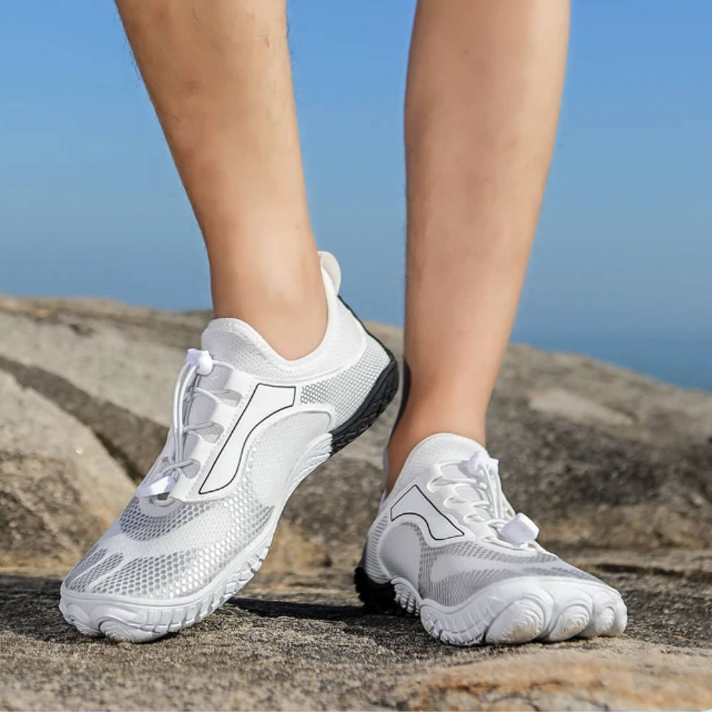 Lichtgewicht, ademende AquaFlex waterschoenen met sneldrogend stretchmateriaal en antislip zool voor heren en dames