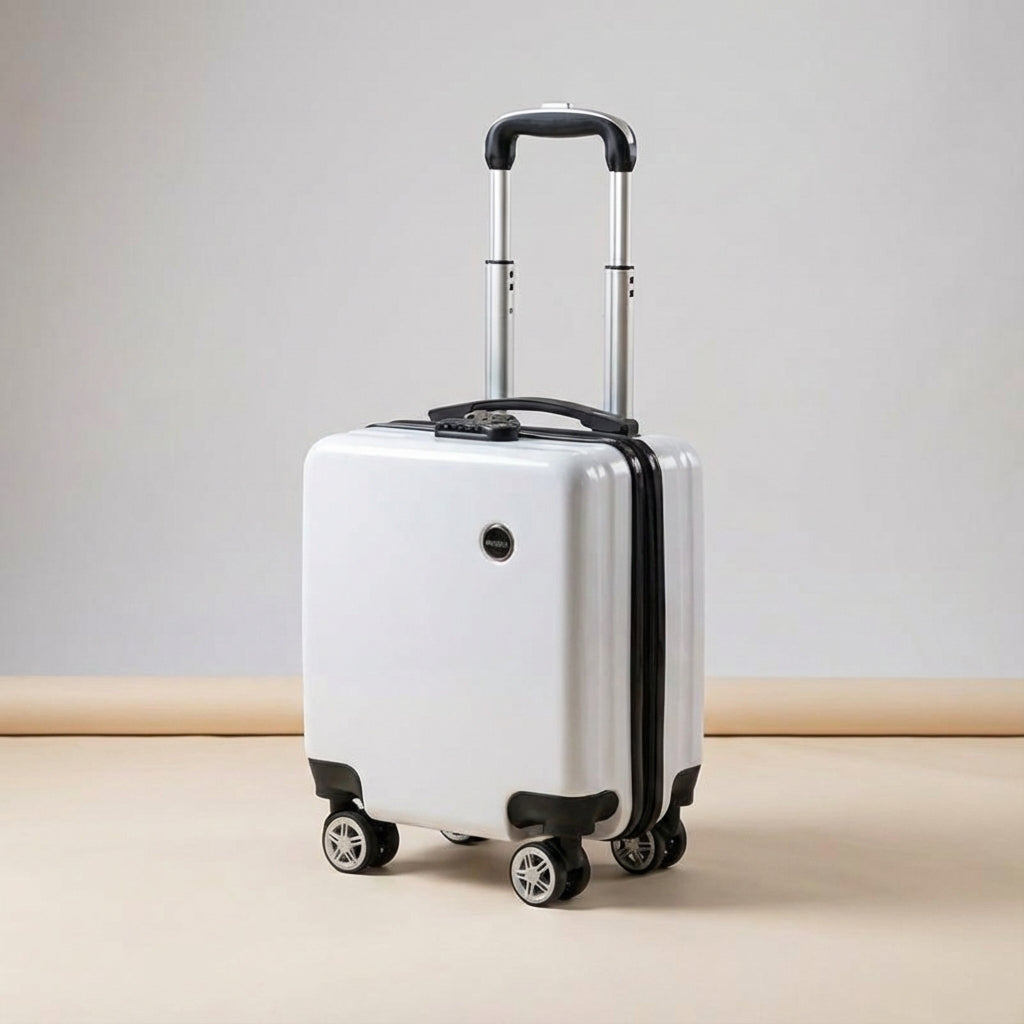 Draagbare cabinekoffer Litecase met stevige wielen. Essentiële bagage voor snelle verplaatsingen.