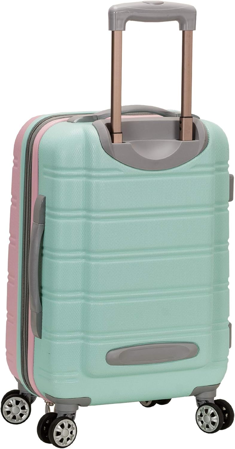 Duurzame unisex Cotton Candy hardcase handbagage, lichtgewicht en met sterke spinnerwielen.