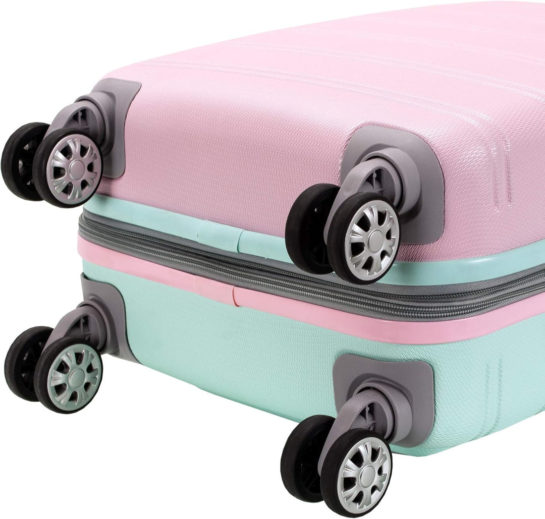 Ruime Cotton Candy uitbreidbare handbagage, georganiseerd interieur voor al je reisbenodigdheden.