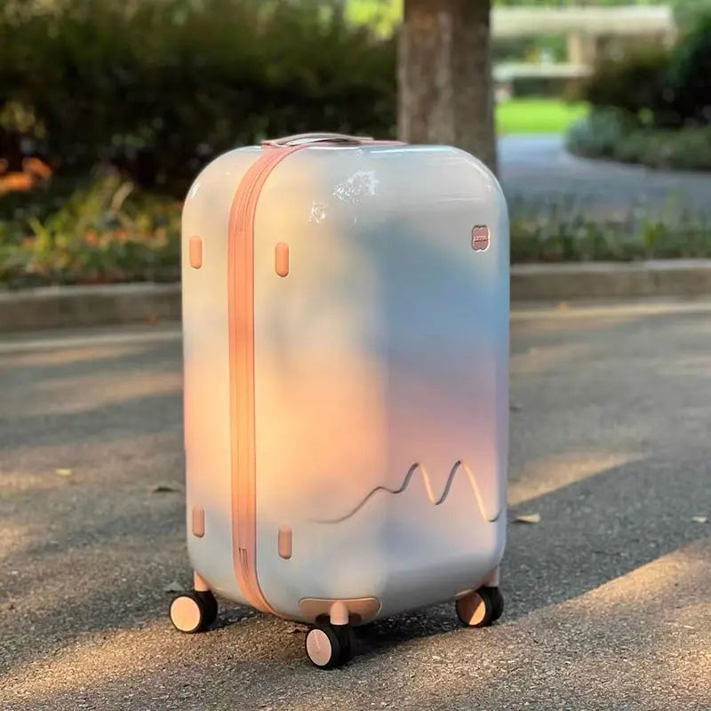 Lichtgewicht kinderkoffer met cijferslot, perfecte bagage voor reizen en vakanties van kinderen.