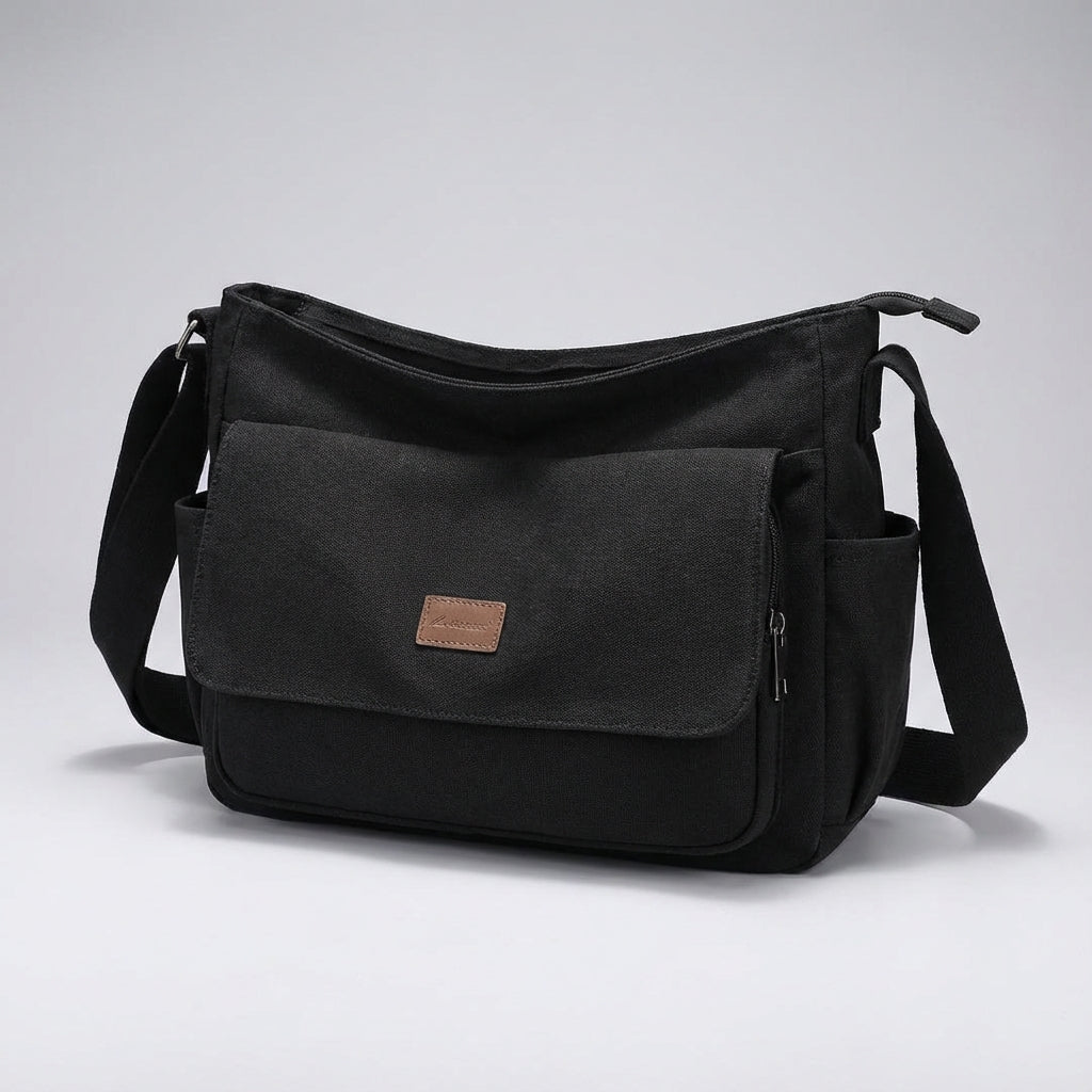 Interieur van Satchelix laptoptas met meerdere vakken voor optimale organisatie; ideaal als werktas of schooltas.