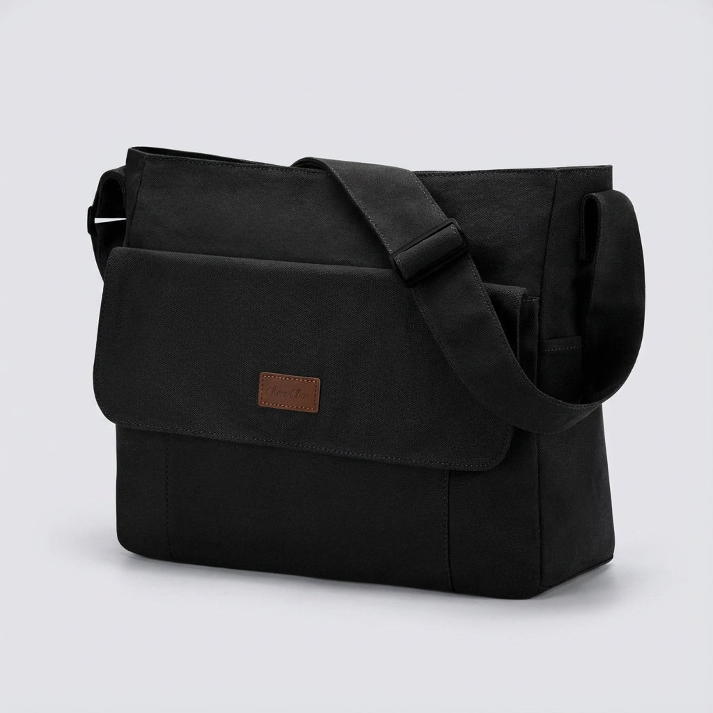 Duurzame, lichtgewicht Satchelix laptoptas in moderne stijl; stevige schoudertas voor dagelijks gebruik.