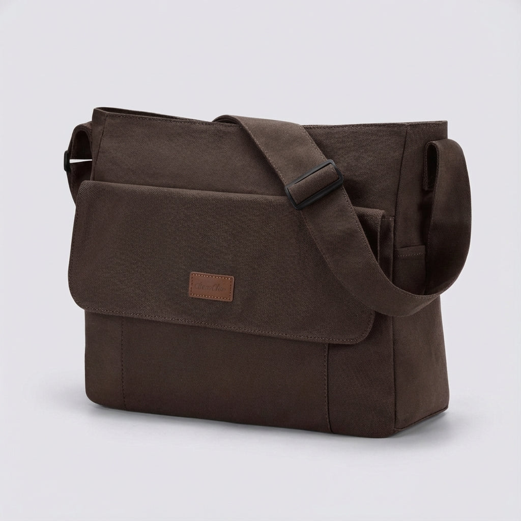Praktische Satchelix laptoptas, ideaal als compacte reistas of professionele werktas met slimme organisatie.