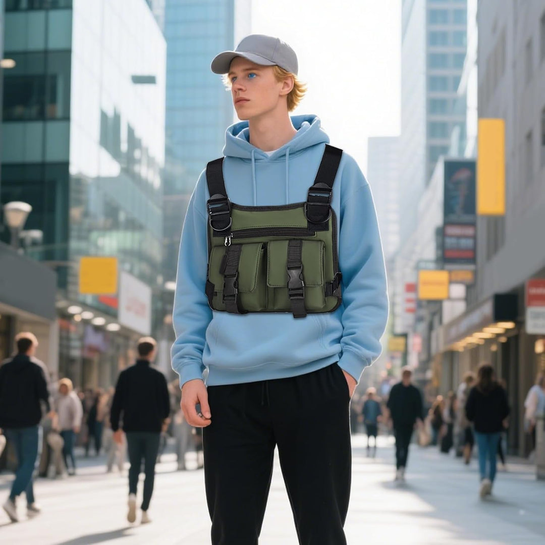 Ademend hardloopvest, verstelbaar voor mannen, voor optimale prestaties.