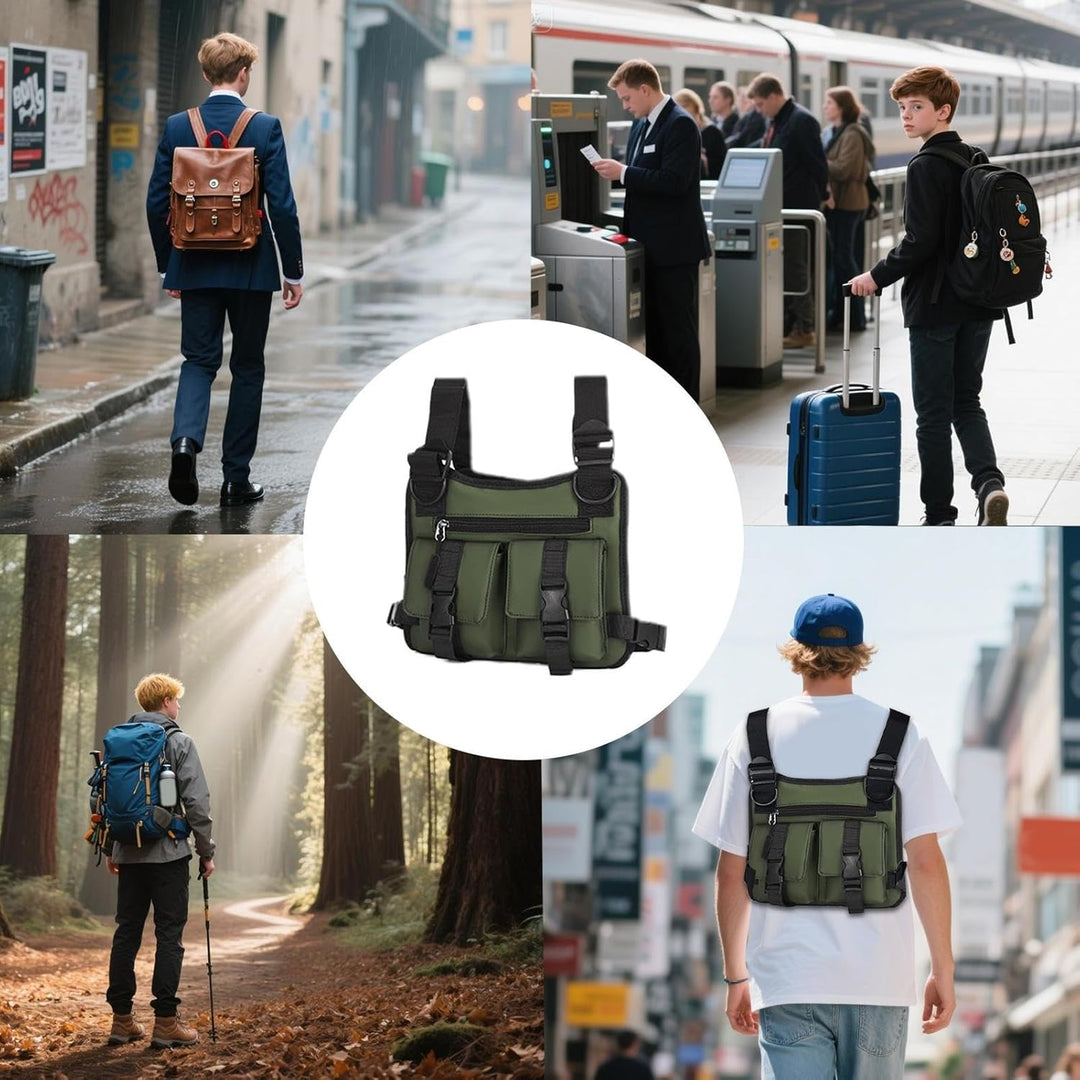 Stevig verstelbaar hardloopvest voor mannen, duurzaam en comfortabel voor lange afstanden.