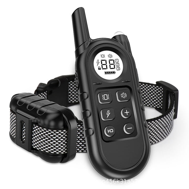 Lichtgewicht waterdichte honden trainingshalsband met afstandsbediening en 400m bereik voor effectieve gehoorzaamheidstraining.