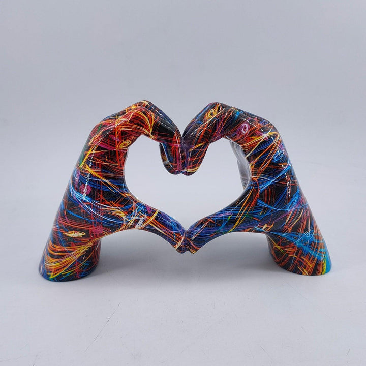 LoveSculpt handgemaakte hart decoratie, een modern en liefdevol woonaccessoire voor jouw interieur.