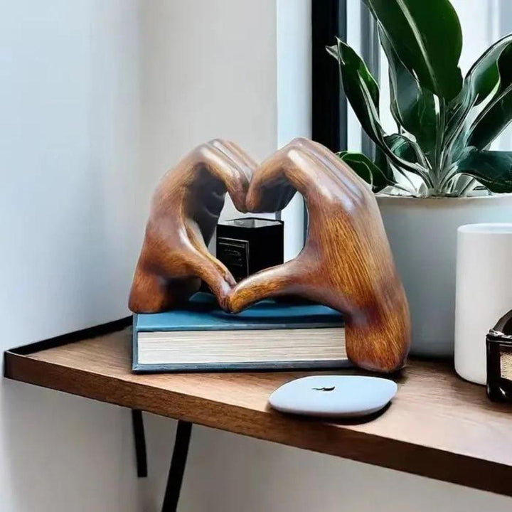 Uniek hartvormig geschenk, handgemaakt en tijdloos. Een prachtige decoratie voor een geliefd interieur.