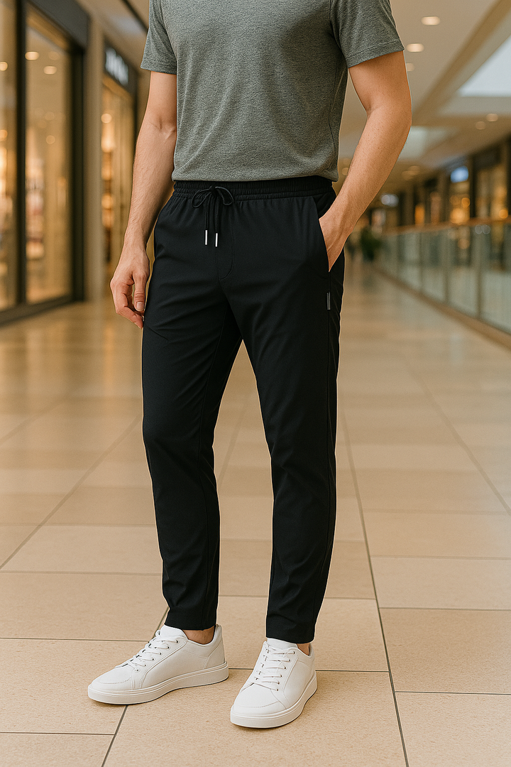 Luchtige herenbroek voor de moderne man; comfortabel en stijlvol voor elke casual gelegenheid.