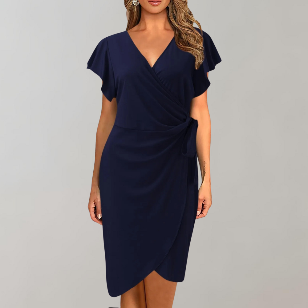 Stijlvolle dames zomerjurk Zaylena, een elegante keuze voor zowel casual als geklede zomeravonden.