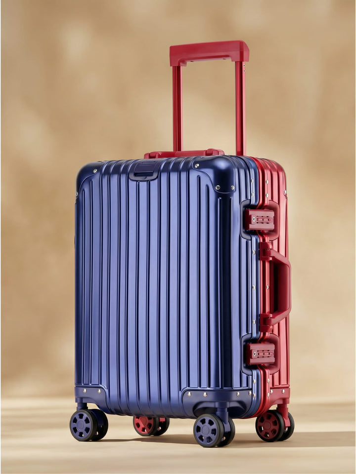 Luxe aluminium hardshell koffer Tirana, perfect voor veilig en stijlvol reizen met uw bagage.
