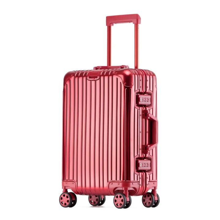 Premium aluminium koffer, hardshell design. Uw betrouwbare en stijlvolle reispartner.