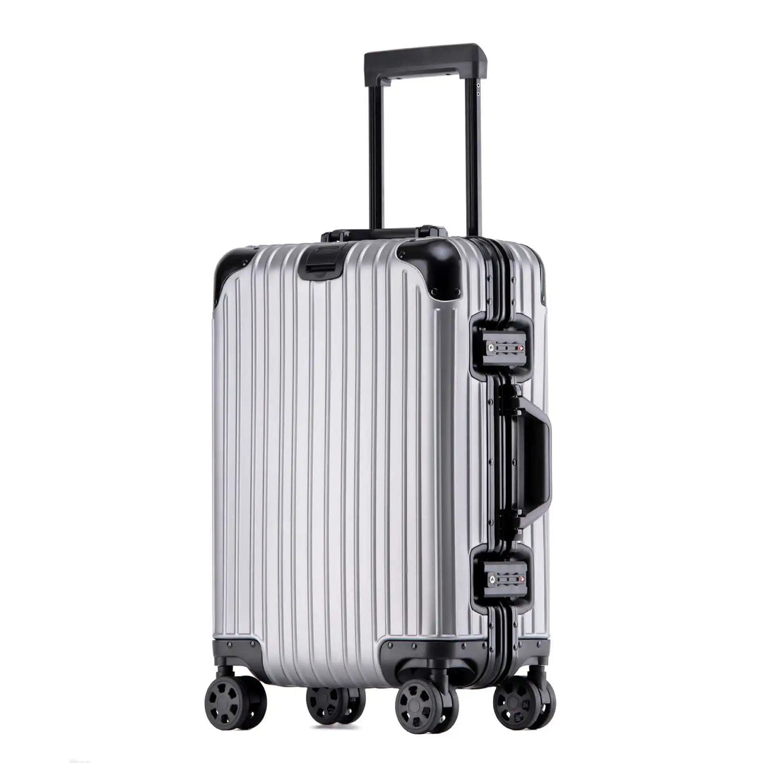 Veilige aluminium reisbagage, hardshell met TSA slot. Ideaal voor zorgeloos reizen.