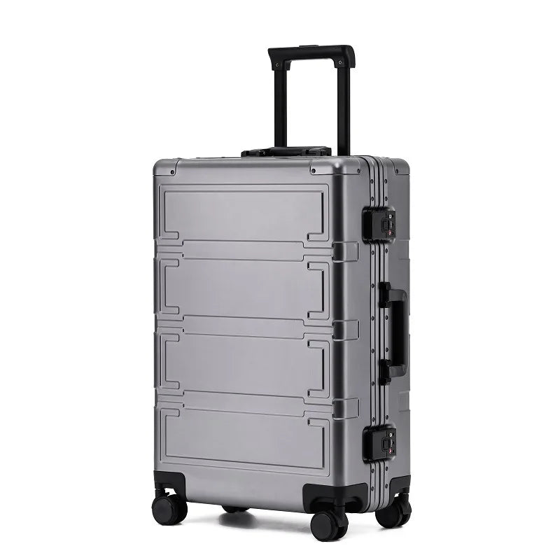 Exclusieve aluminium hardshell koffer, luxe en duurzaam voor al uw reisavonturen.