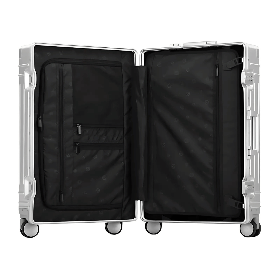 Stijlvolle Emperor aluminium koffer, perfect als duurzame ruimbagage of handbagage voor elke reis.