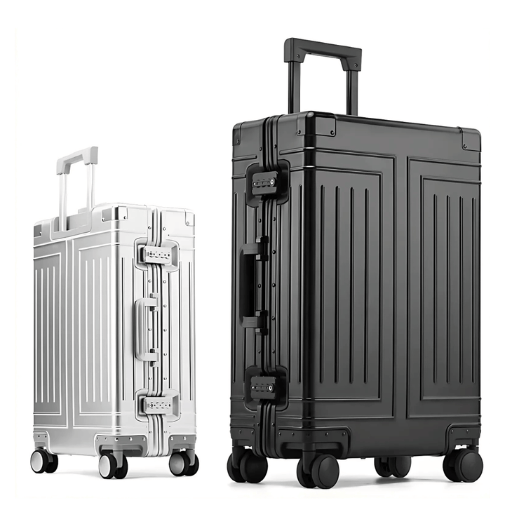 Duurzame aluminium reisbagage Emperor, bestand tegen intensief reizen. Uw betrouwbare reisaccessoire.