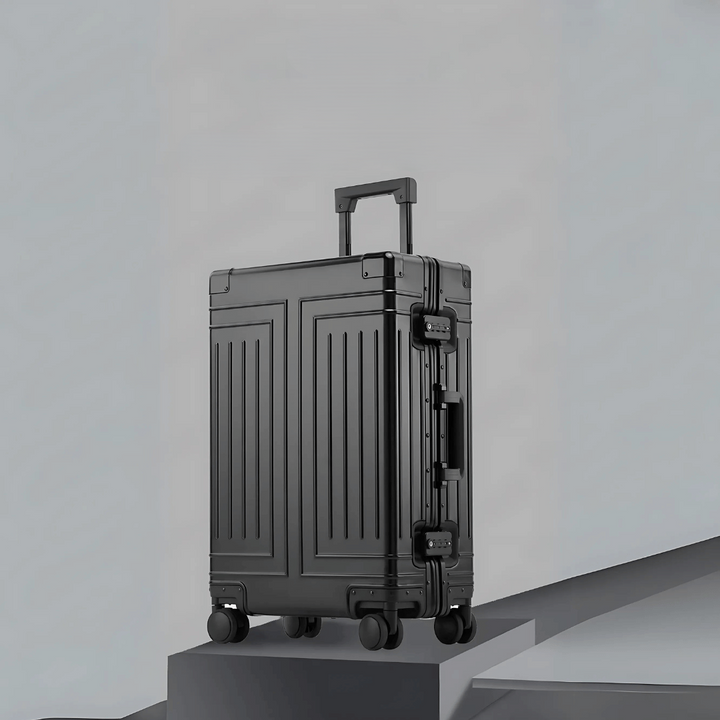 Emperor luxe aluminium handbagage koffer met spinnerwielen. Ideaal voor zakenreizen en weekendjes weg.