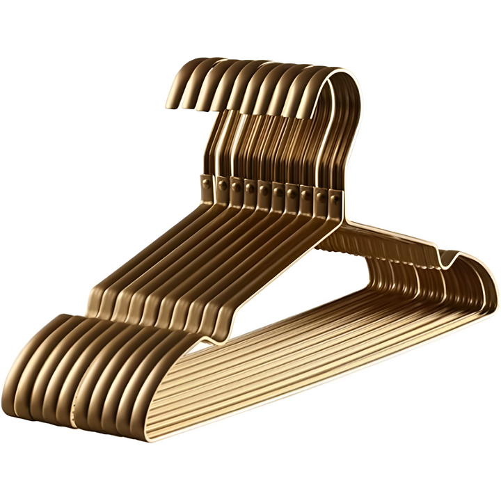 Aluminium antislip kledinghanger met een moderne uitstraling, verbetert elke garderobe-oplossing.