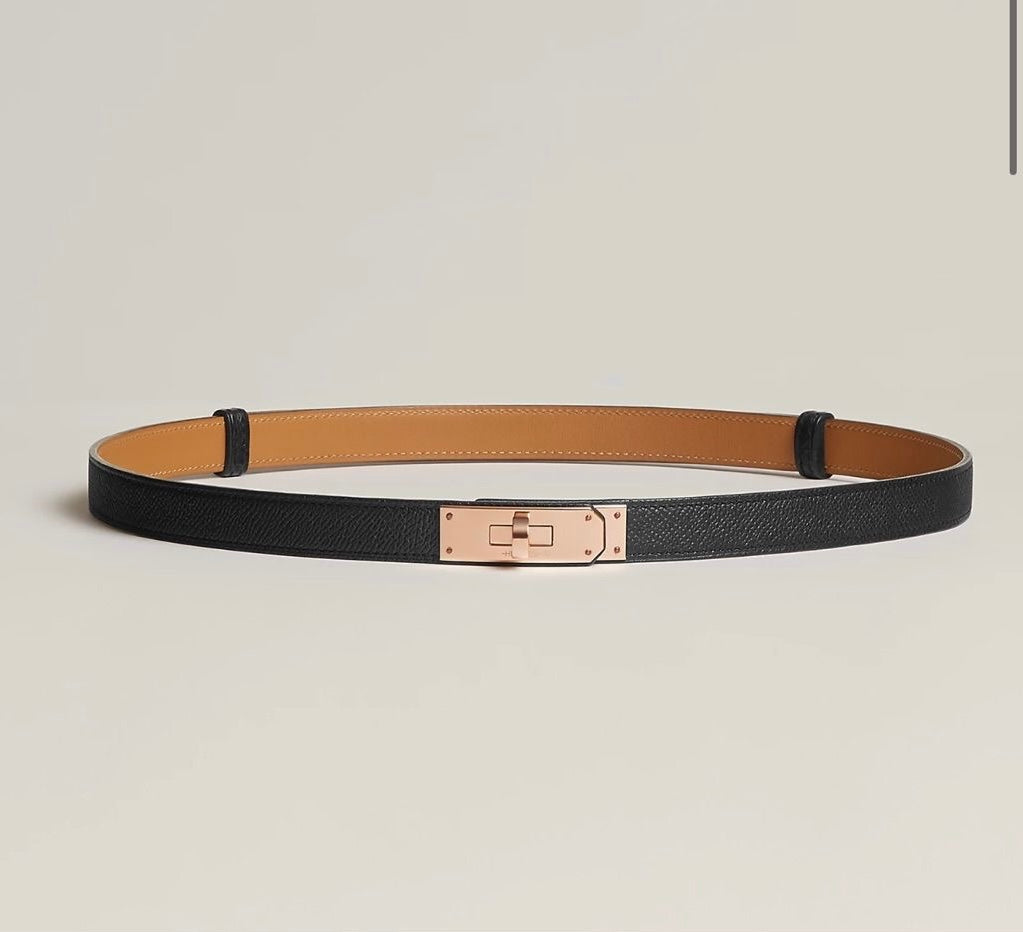 "Luxe damesriem van kunstleer, elegant design, verstelbare lengte, stijlvolle metalen gesp, zwart, bruin, taupe kleuren."