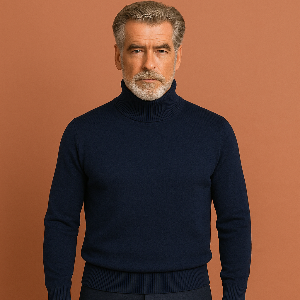 Stijlvolle heren coltrui voor zakelijke of casual gelegenheden. Tijdloze elegantie.