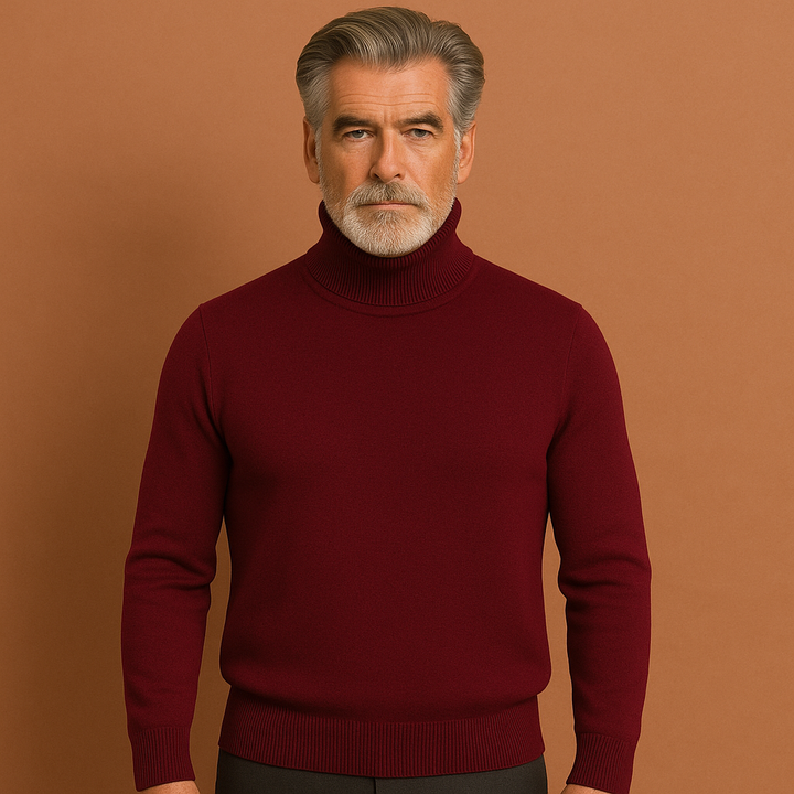 Chique heren coltrui, geschikt voor zakelijke afspraken of een stijlvolle casual outfit.
