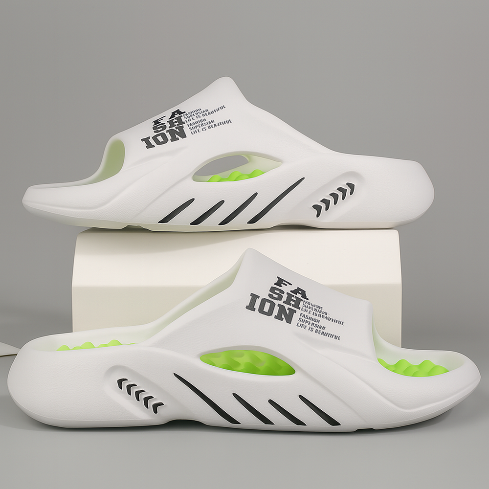 "Luxe orthopedische heren sandalen met zacht voetbed, platte hak, lichtgewicht en antislipzool voor comfort en stijl."