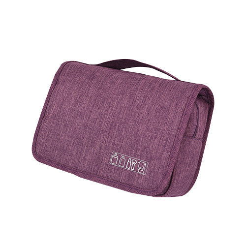 Compacte unisex toilettas, opvouwbaar en waterdicht, onmisbaar reisaccessoire voor hem en haar.