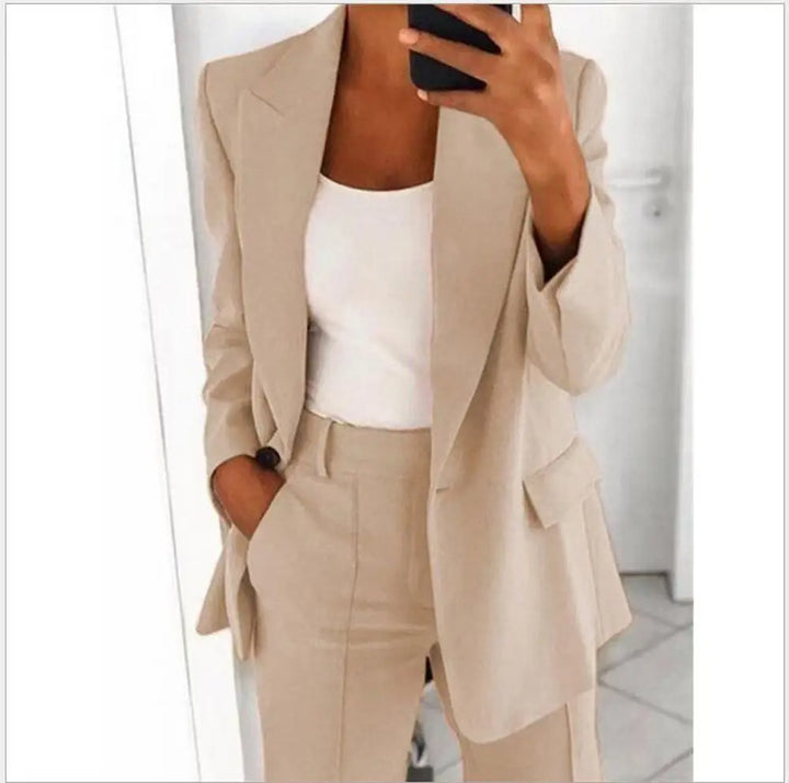 Tweedelig Blazer & Pantalon Set Dames