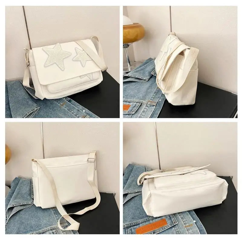 Dames Sterprint Messenger Tas - Speels & Praktisch